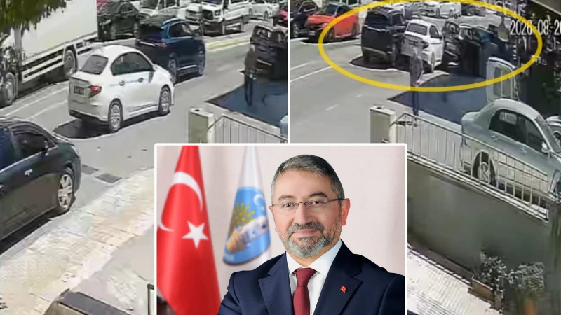 Başkan Aşgın’ın Bulunduğu Araç Ata Caddesi’nde Kazaya Karıştı