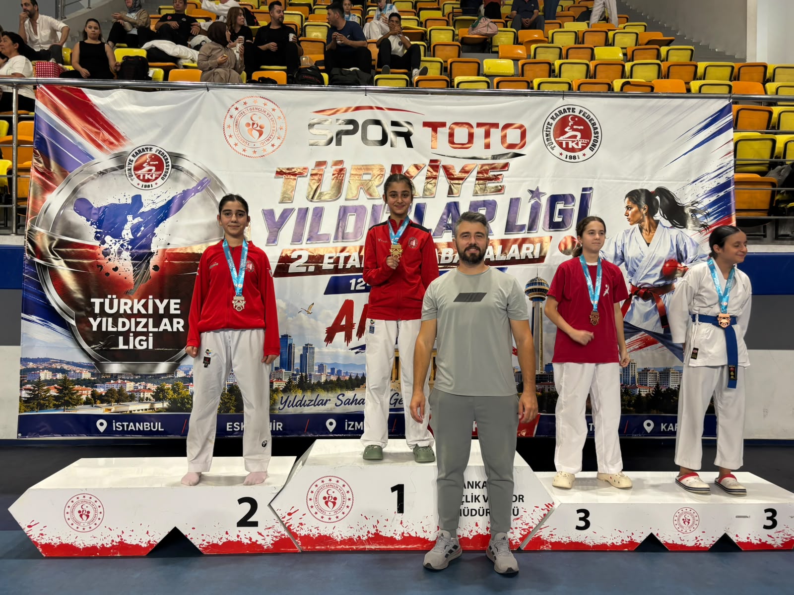 Çorum Belediyespor Karate Takımı Zirveyi Bırakmadı