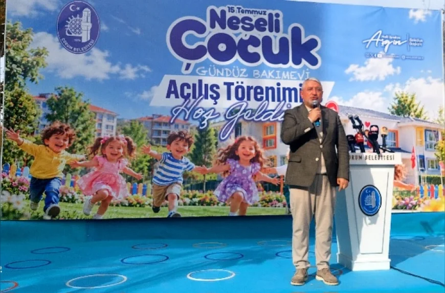 ÇORUM’DA 120 ÇOCUK KAPASİTELİ GÜNDÜZ BAKIMEVİ HİZMET VERİYOR