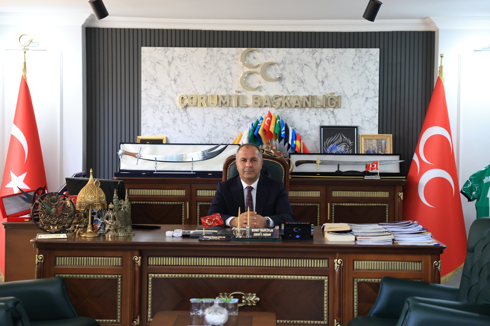 MHP Çorum İl Başkanı Mehmet İhsan Çıplak’tan Cumhuriyet Bayramı Mesajı