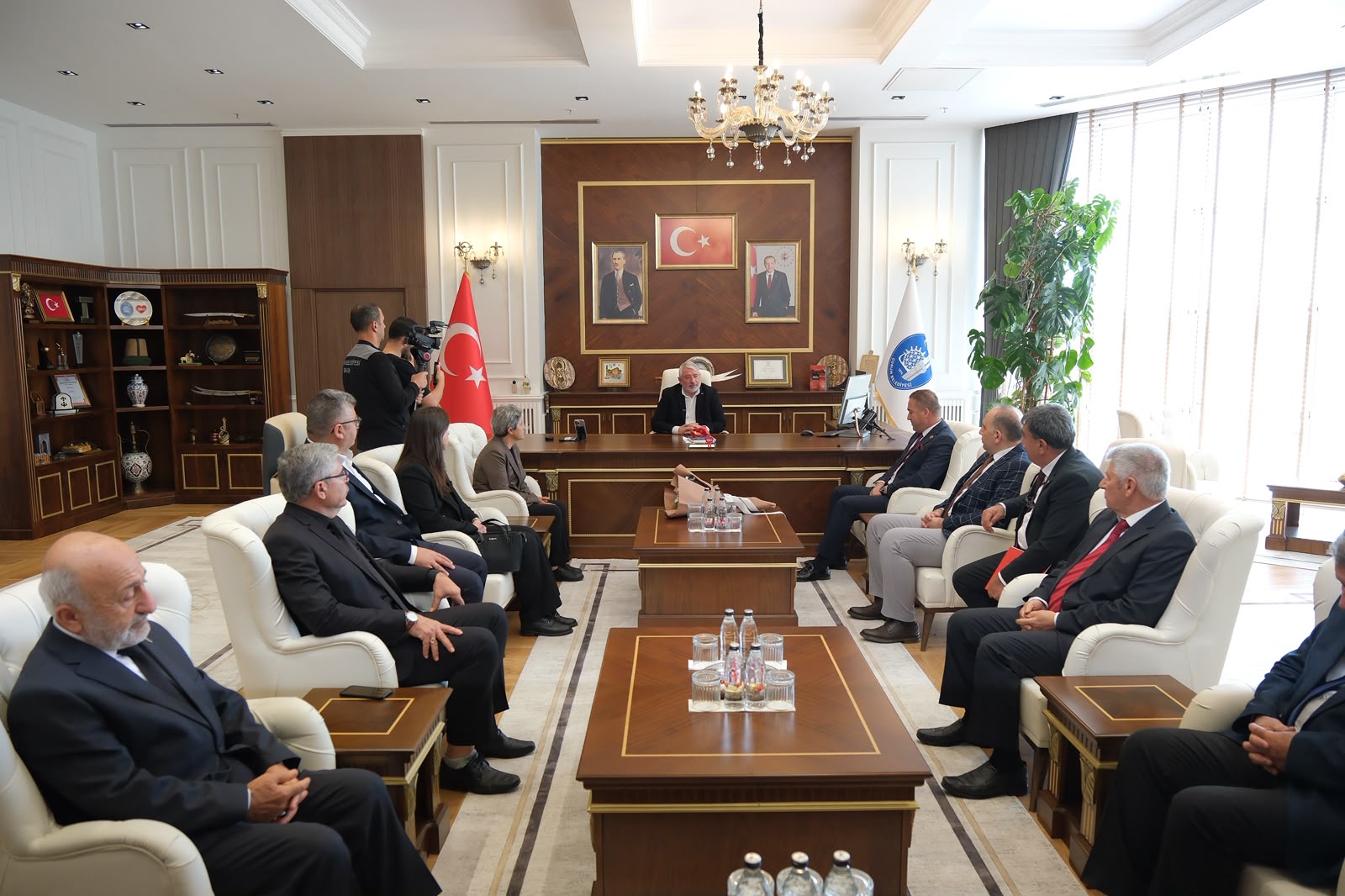 MUHTARLARDAN BAŞKAN AŞGIN’A ZİYARET